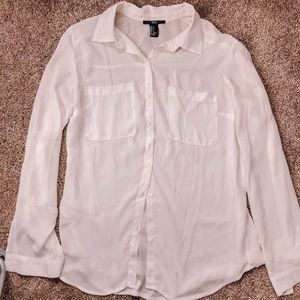 Sheer white blouse